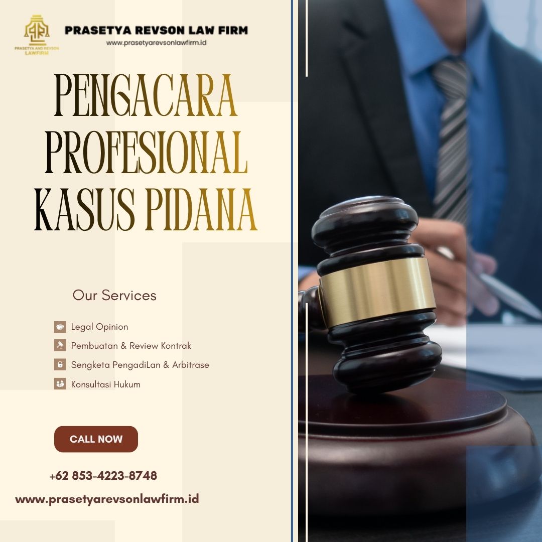 Pengacara Profesional Kasus Pidana
