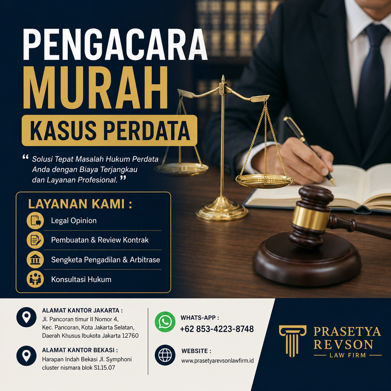 Pengacara Murah Kasus Perdata