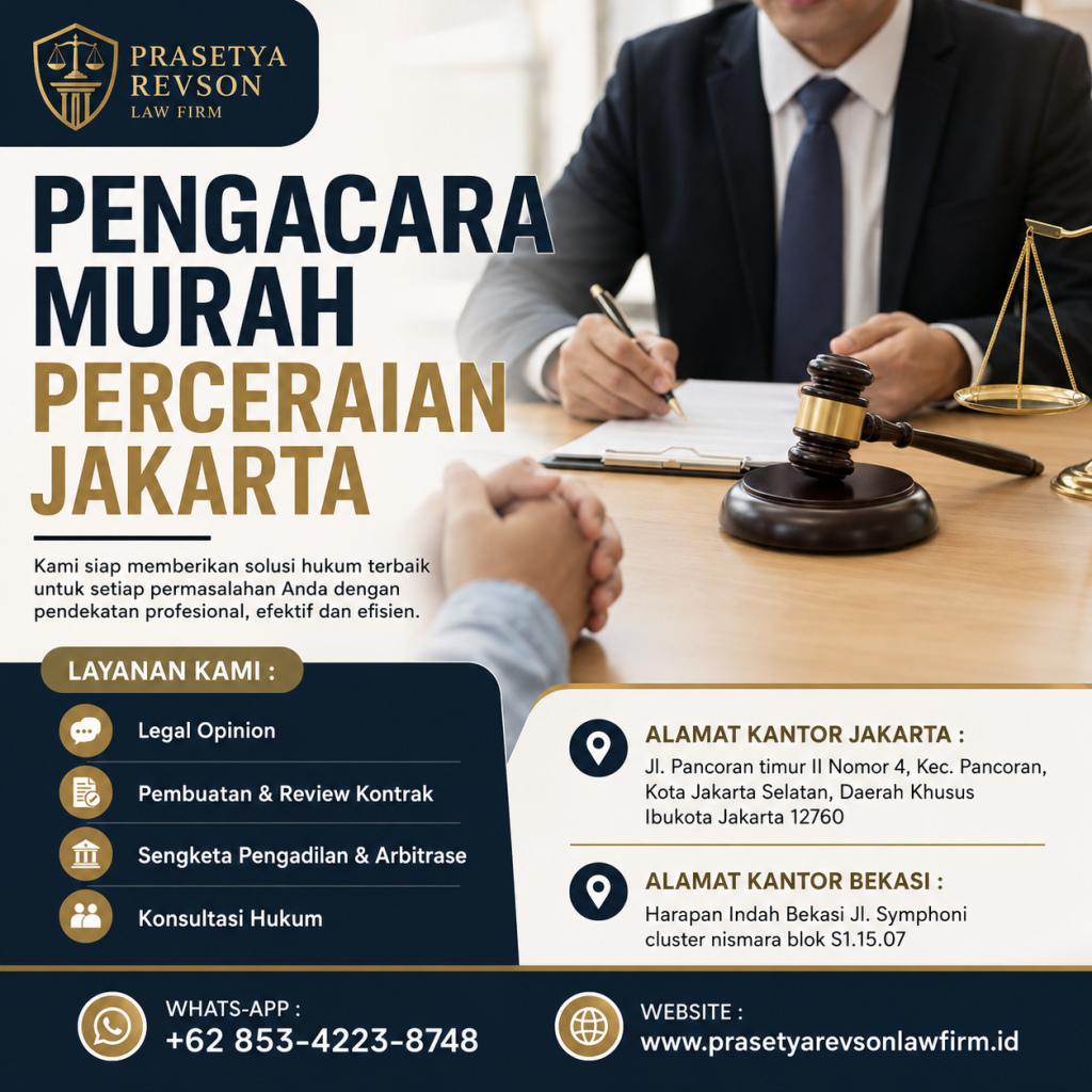 Pengacara Murah Perceraian Jakart