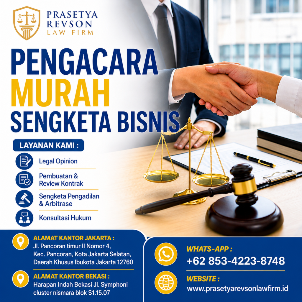 Pengacara Murah Sengketa Bisnis