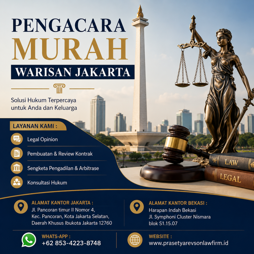 Pengacara Murah Warisan Jakarta