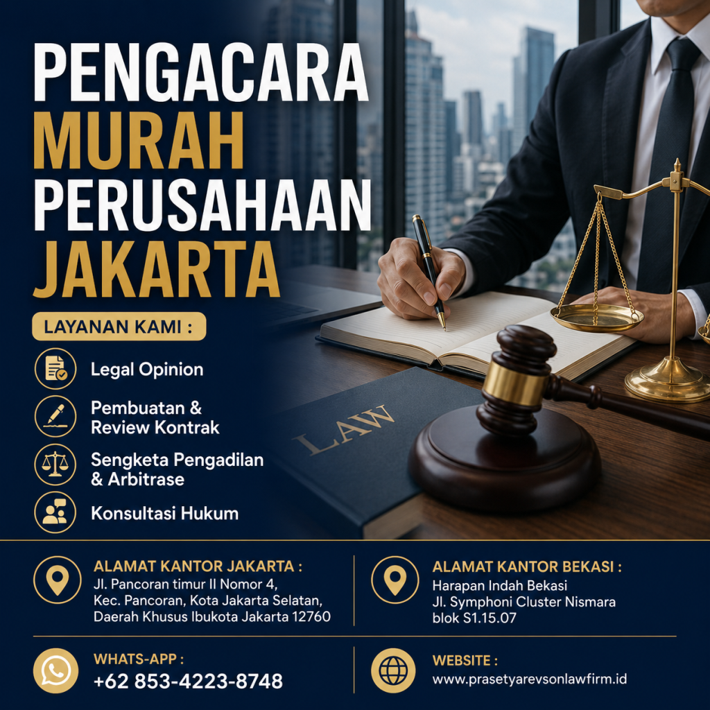 Pengacara Murah Perusahaan Jakarta
