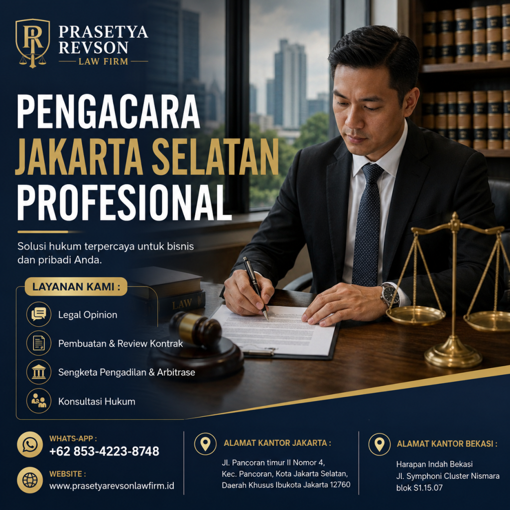 Pengacara Jakarta Selatan Profesional