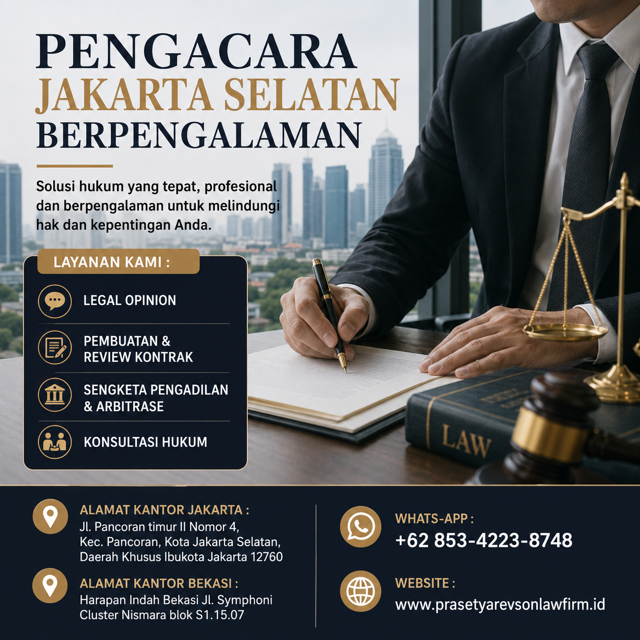 Pengacara Jakarta Selatan Berpengalaman