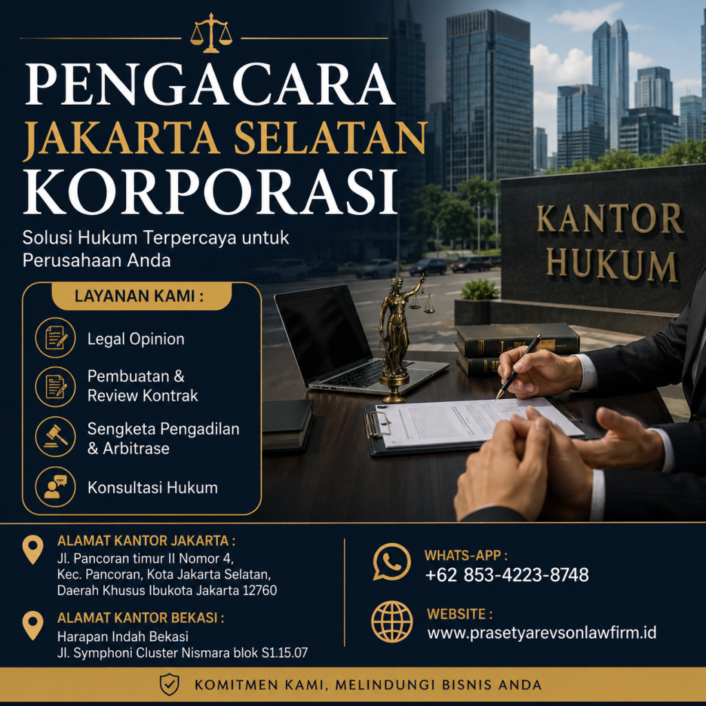 Pengacara Jakarta Selatan Korporasi