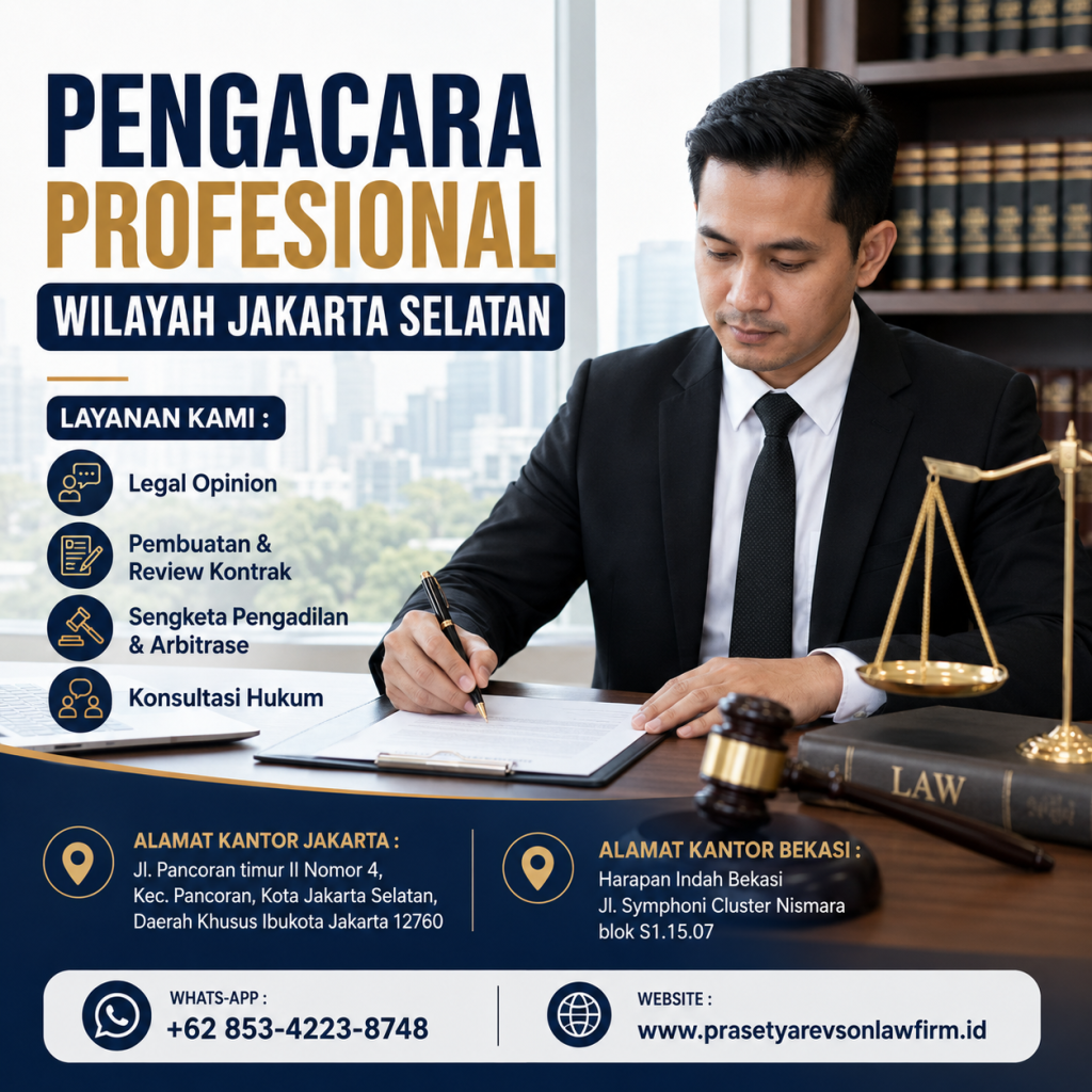 Pengacara Profesional Wilayah Jakarta Selatan