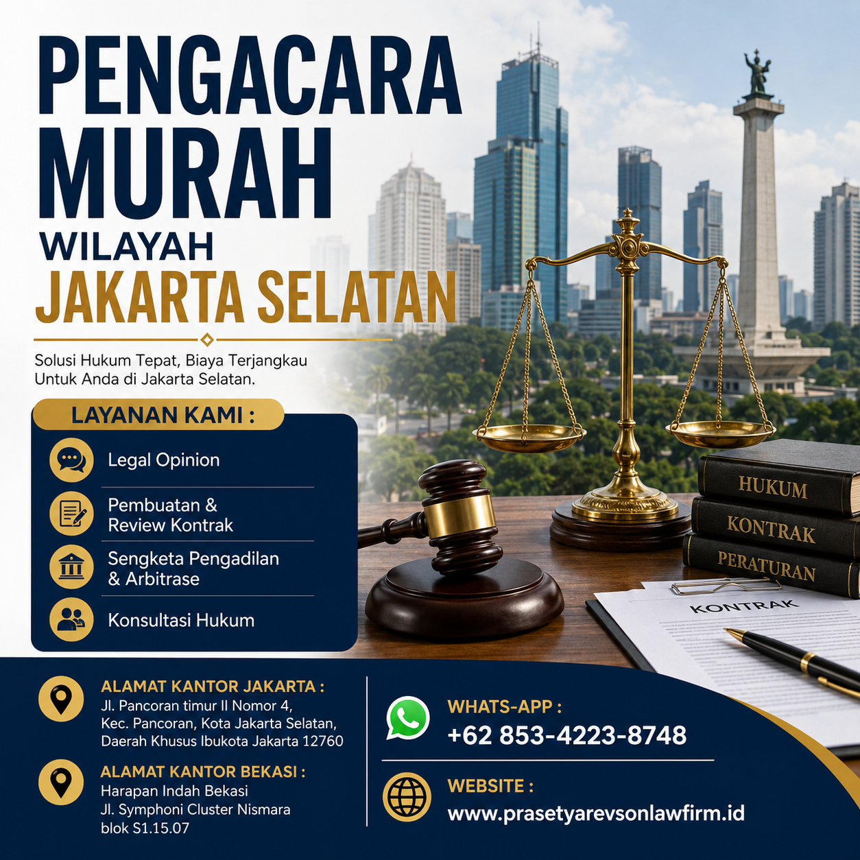 Pengacara Murah Wilayah Jakarta Selatan