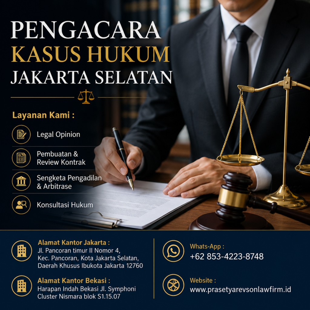 Pengacara Kasus Hukum Jakarta Selatan