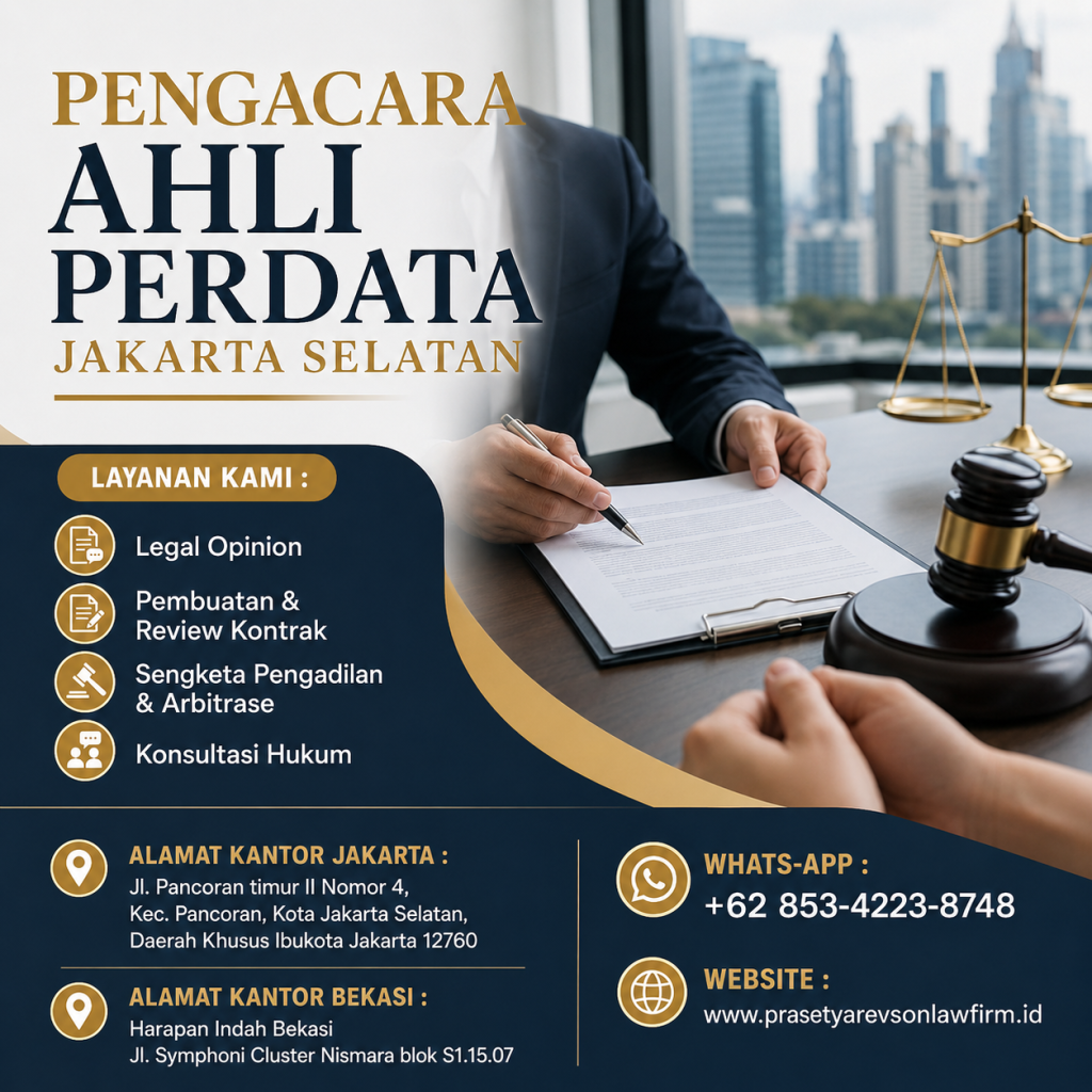 Pengacara Ahli Perdata Jakarta Selatan