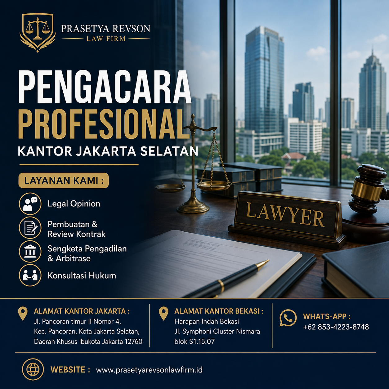 Pengacara Profesional Kantor Jakarta Selatan