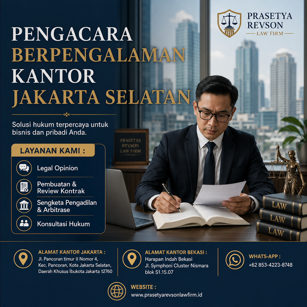 Pengacara Berpengalaman Kantor Jakarta Selatan
