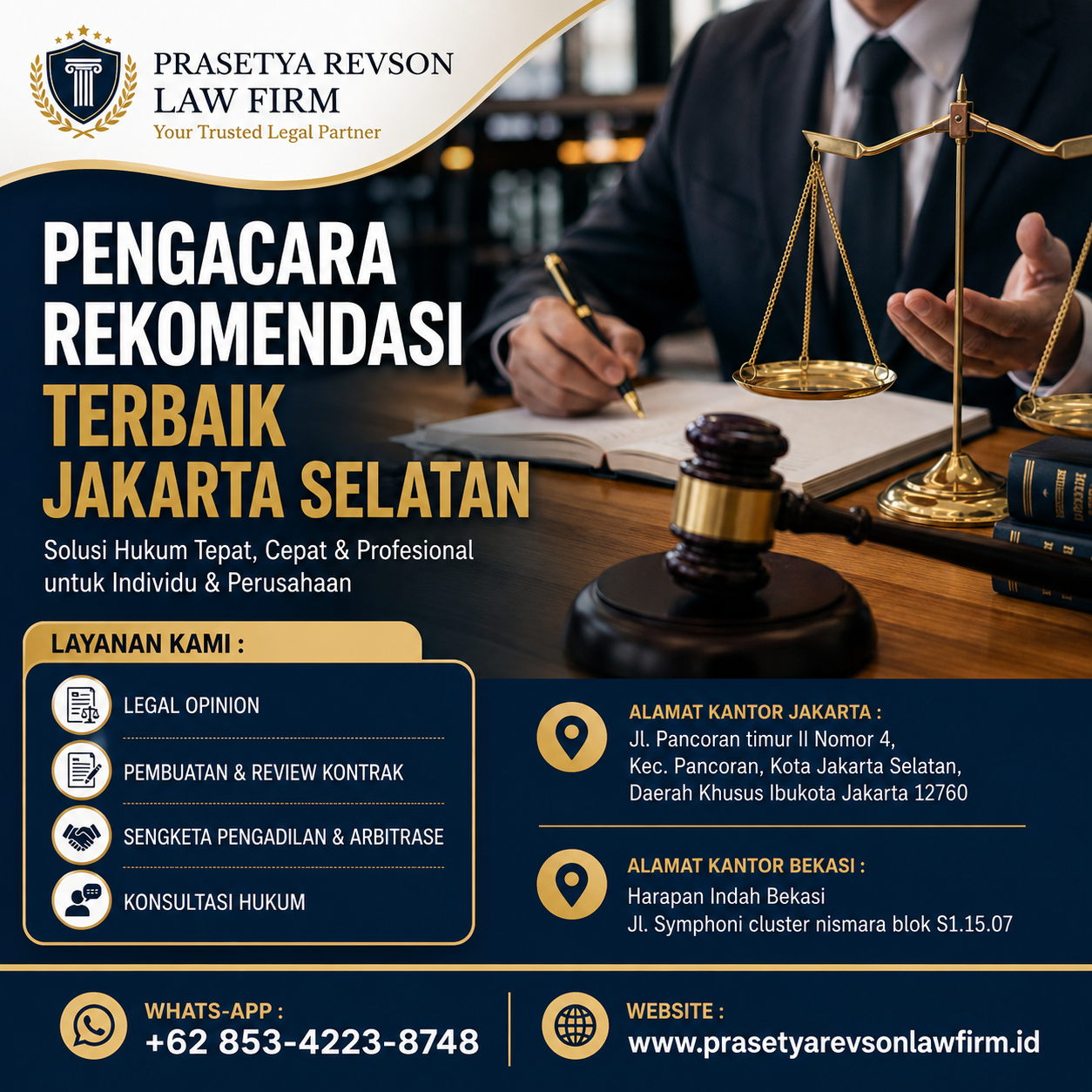 Pengacara Rekomendasi Terbaik Jakarta Selatan